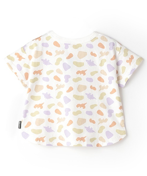 petit main(プティマイン)の「【GOODPRICE冷感】総柄半袖Tシャツ(Tシャツ/カットソー・キッズ・オフホワイト/チャコール/オレンジ/ベージュ・90cm/120cm/80cm/130cm/100cm/110cm)」の13枚目の写真