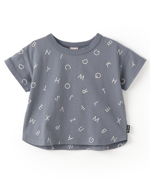 petit main(プティマイン)の「【GOODPRICE冷感】総柄半袖Tシャツ(Tシャツ/カットソー・キッズ・オフホワイト/チャコール/オレンジ/ベージュ・90cm/120cm/80cm/130cm/100cm/110cm)」の21枚目の写真