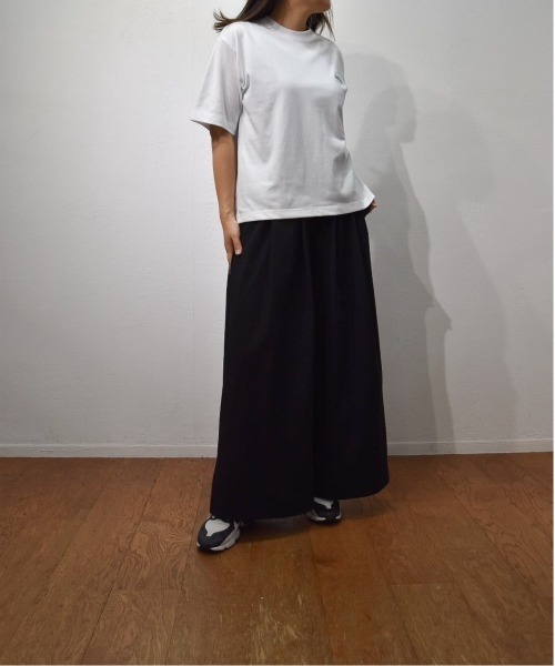 k サウザンドマイル セットアップ シャツ パンツ ブラック ワイド 半袖 セール】【THOUSAND MILE】半袖Tシャツ2点 & ワイドパンツ
