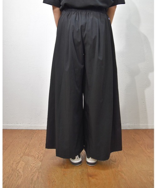 k サウザンドマイル セットアップ シャツ パンツ ブラック ワイド 半袖 THOUSAND MILE/サウザンドマイル フレンチスリーブシャツ