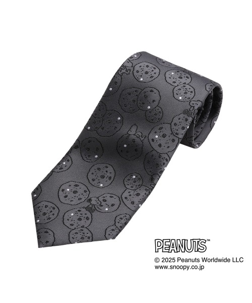 TOKYO SHIRTS(トウキョウシャツ)の「【PEANUTS スヌーピー SNOOPY】 ネクタイ(ネクタイ・メンズ・グレー系/ネイビー系/ブルー系2/ピンク系/グレー系1/ネイビー系1/イエロー系1/イエロー系/ブルー系1/ブルー系・FREE)」の3枚目の写真
