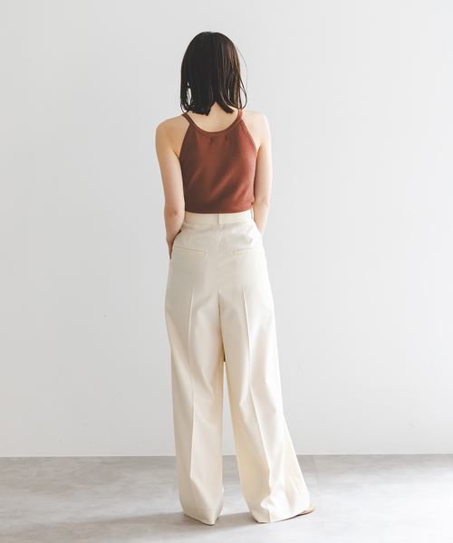 ADAWAS(アダワズ)の「ADAWAS/アダワズ STRETCH COTTON TANKTOP(タンクトップ・レディース・ホワイト/ブラック/ブラウン・FREE)」の21枚目の写真