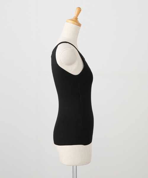 ADAWAS(アダワズ)の「ADAWAS/アダワズ STRETCH COTTON TANKTOP(タンクトップ・レディース・ホワイト/ブラック/ブラウン・FREE)」の19枚目の写真