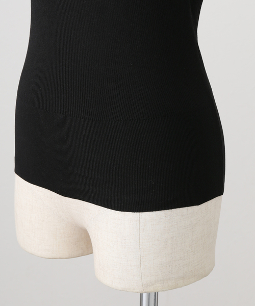 ADAWAS(アダワズ)の「ADAWAS/アダワズ STRETCH COTTON TANKTOP(タンクトップ・レディース・ホワイト/ブラック/ブラウン・FREE)」の9枚目の写真
