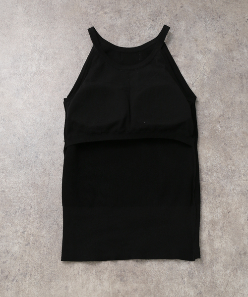 ADAWAS(アダワズ)の「ADAWAS/アダワズ STRETCH COTTON TANKTOP(タンクトップ・レディース・ホワイト/ブラック/ブラウン・FREE)」の10枚目の写真