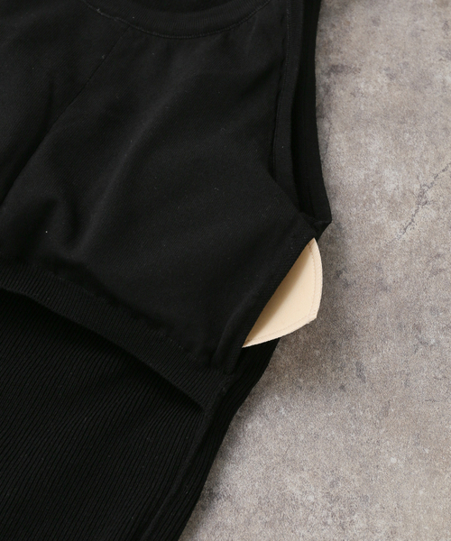 ADAWAS(アダワズ)の「ADAWAS/アダワズ STRETCH COTTON TANKTOP(タンクトップ・レディース・ホワイト/ブラック/ブラウン・FREE)」の11枚目の写真