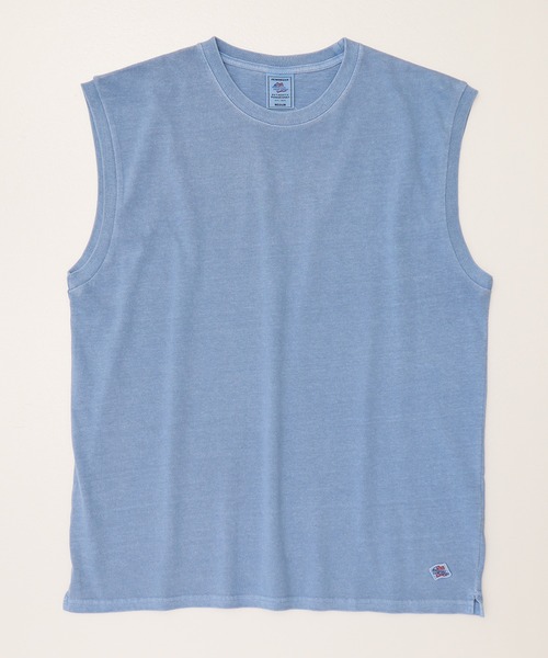 JEMORGAN（ジェーイーモーガン）の「【JEMORGAN / ジェーイーモーガン】ピグメントノースリーブ/オーバーダイ加工（タンクトップ・メンズ・ブラック/サックスブルー/オフホワイト/グリーン/パープル/オレンジ・M/L/XL）」の13枚目の写真