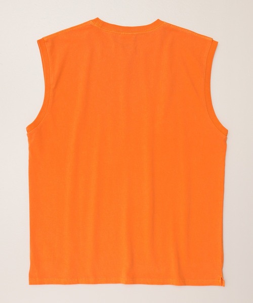 JEMORGAN（ジェーイーモーガン）の「【JEMORGAN / ジェーイーモーガン】ピグメントノースリーブ/オーバーダイ加工（タンクトップ・メンズ・ブラック/サックスブルー/オフホワイト/グリーン/パープル/オレンジ・M/L/XL）」の18枚目の写真