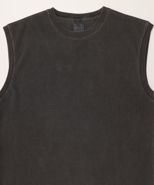 JEMORGAN（ジェーイーモーガン）の「【JEMORGAN / ジェーイーモーガン】ピグメントノースリーブ/オーバーダイ加工（タンクトップ・メンズ・ブラック/サックスブルー/オフホワイト/グリーン/パープル/オレンジ・M/L/XL）」の19枚目の写真