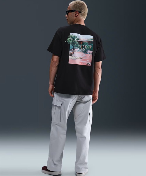 NIKE SB(ナイキエスビー)の「NIKE SB/ナイキエスビー バックプリントTシャツ マックス90 HJ0894-010/HJ0894-323(Tシャツ/カットソー・メンズ・ブラック/ダークグリーン/コーラル・XL/L/M)」の13枚目の写真