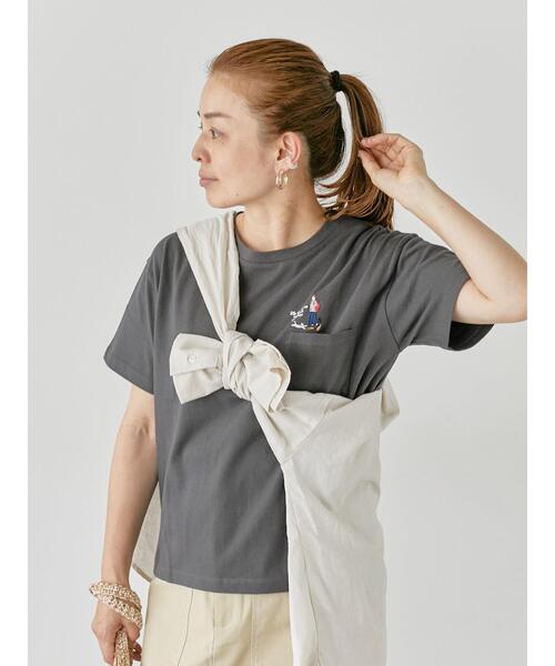 セール】女の子刺繍Tシャツ《2025summer catalog item》（T
