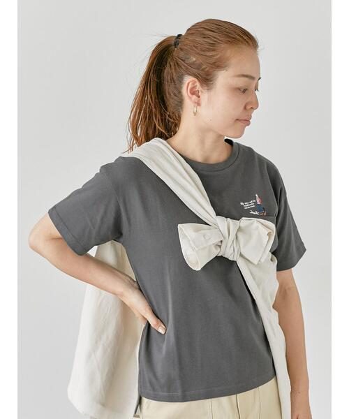 セール】女の子刺繍Tシャツ《2025summer catalog item》（T