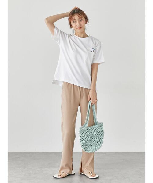 セール】女の子刺繍Tシャツ《2025summer catalog item》（T