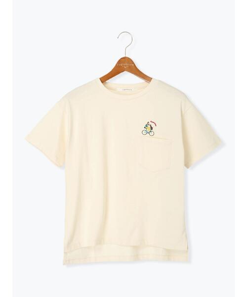 美品❤️ル ネサックドルネ セール】女の子刺繍Tシャツ《2025summer catalog item》（T