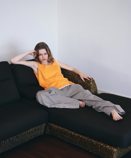 AKTE(アクテ)の「ライトコットンボリュームパンツ(その他パンツ・レディース・ブルー/バーガンディー・FREE/TALL)」の19枚目の写真