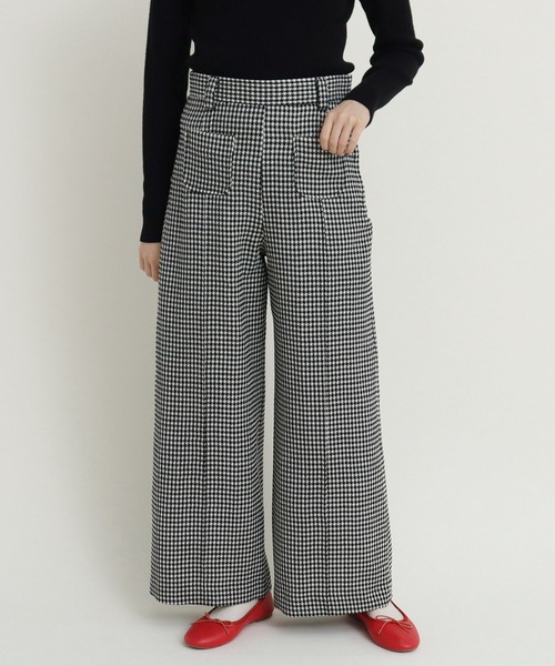 ウールギンガム ワイドパンツ（その他パンツ）｜Dot＆Stripes CHILD