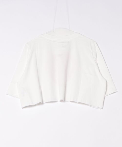 ANAP(アナップ)の「クロップド ハートロゴ Tシャツ(Tシャツ/カットソー・レディース・ホワイト/アイボリー/ブラック・FREE)」の9枚目の写真
