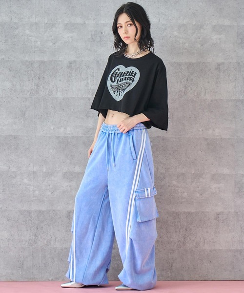 ANAP(アナップ)の「クロップド ハートロゴ Tシャツ(Tシャツ/カットソー・レディース・ホワイト/アイボリー/ブラック・FREE)」の16枚目の写真