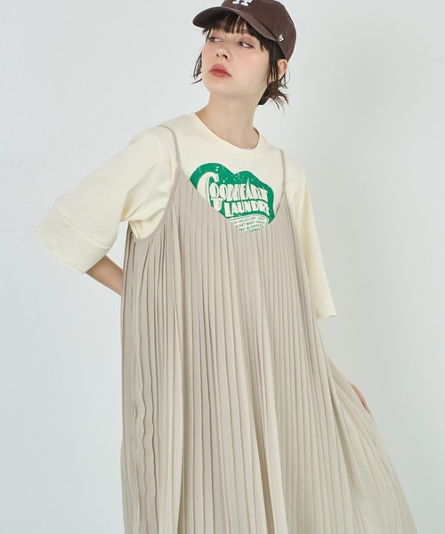 ANAP(アナップ)の「クロップド ハートロゴ Tシャツ(Tシャツ/カットソー・レディース・ホワイト/アイボリー/ブラック・FREE)」の13枚目の写真