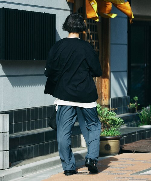 Russell Athletic（ラッセルアスレティック）の「吸水速乾 RUSSELL ATHLETIC 別注 Dri-Power(R) ベースボールシャツ（シャツ/ブラウス・メンズ・チャコールグレー/ライトブルー/ブラック・MEDIUM/LARGE）」の11枚目の写真