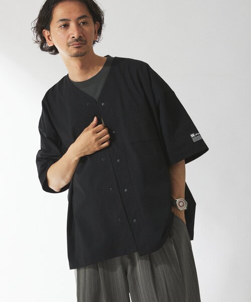 Russell Athletic（ラッセルアスレティック）の「吸水速乾 RUSSELL ATHLETIC 別注 Dri-Power(R) ベースボールシャツ（シャツ/ブラウス・メンズ・チャコールグレー/ライトブルー/ブラック・MEDIUM/LARGE）」の16枚目の写真