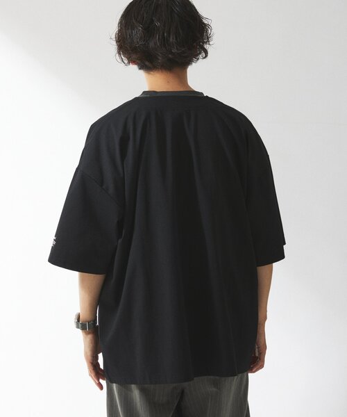 Russell Athletic（ラッセルアスレティック）の「吸水速乾 RUSSELL ATHLETIC 別注 Dri-Power(R) ベースボールシャツ（シャツ/ブラウス・メンズ・チャコールグレー/ライトブルー/ブラック・MEDIUM/LARGE）」の18枚目の写真