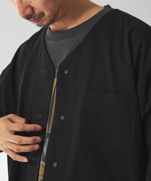 Russell Athletic（ラッセルアスレティック）の「吸水速乾 RUSSELL ATHLETIC 別注 Dri-Power(R) ベースボールシャツ（シャツ/ブラウス・メンズ・チャコールグレー/ライトブルー/ブラック・MEDIUM/LARGE）」の19枚目の写真