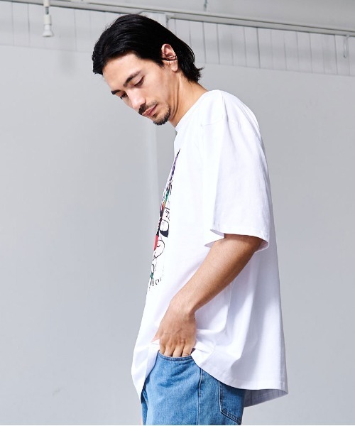 Ed Hardy(エドハーディー)の「『ED HARDY/エドハーディー』クルーネック イーグル半袖Tシャツ(Tシャツ/カットソー・メンズ・ブラック/ホワイト・L/M)」の5枚目の写真