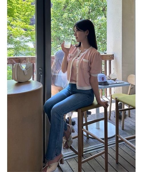 Siena Bicolor Rib Knit Set（アンサンブル）｜Her lip to（ハーリップ