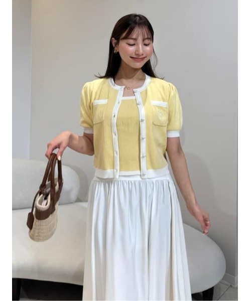 Siena Bicolor Rib Knit Set（アンサンブル）｜Her lip to（ハーリップ