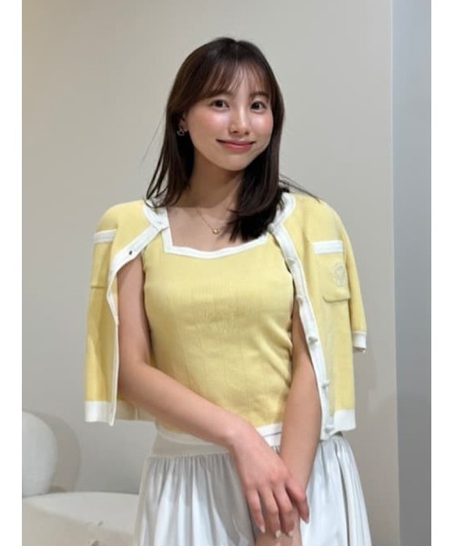 Siena Bicolor Rib Knit Set（アンサンブル）｜Her lip to（ハーリップ