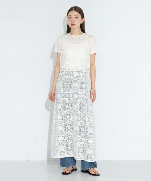 URBAN RESEARCH Sonny Label（アーバンリサーチサニーレーベル）の「シアースラブTシャツ（Tシャツ/カットソー・レディース・ブラック/オフホワイト/ピンク・FREE）」の7枚目の写真