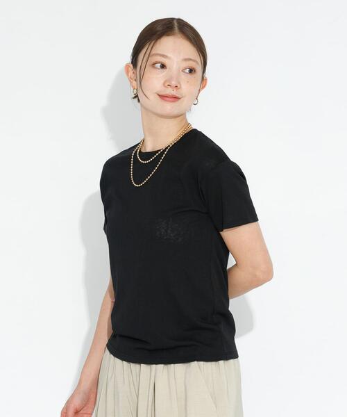 URBAN RESEARCH Sonny Label（アーバンリサーチサニーレーベル）の「シアースラブTシャツ（Tシャツ/カットソー・レディース・ブラック/オフホワイト/ピンク・FREE）」の15枚目の写真