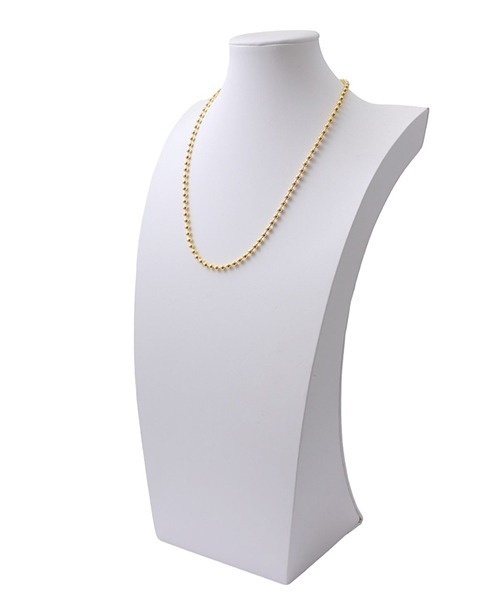 TAKAHIROMIYASHITATheSoloIst.（タカヒロミヤシタザソロイスト）の「TAKAHIROMIYASHITATheSoloist. / タカヒロミヤシタザソロイスト.：ball chain necklace. -S- regular：sspj0023[RIP]（ネックレス・メンズ・ゴールド/シルバー・FREE）」の4枚目の写真