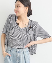 earth music&ecology | SET2点ギンガムメロ-カーデ+リボンタンク(Tシャツ/カットソー)