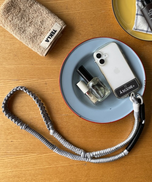 A SCENE（エーシーン）の「[A SCENE/エーシーン] DESIGN PARACORD SHOULDER  デザイン パラコード ショルダー【追加】（スマホグッズ・レディース・マルチ/ブラック/ブルー/シルバー/ネイビー/パープル・ONE SIZE）」の5枚目の写真