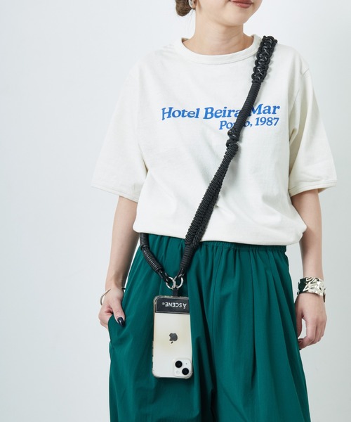 A SCENE（エーシーン）の「[A SCENE/エーシーン] DESIGN PARACORD SHOULDER  デザイン パラコード ショルダー【追加】（スマホグッズ・レディース・マルチ/ブラック/ブルー/シルバー/ネイビー/パープル・ONE SIZE）」の7枚目の写真