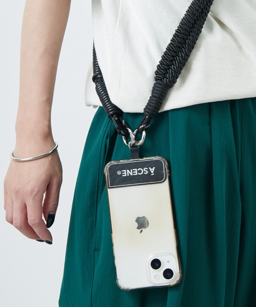 A SCENE（エーシーン）の「[A SCENE/エーシーン] DESIGN PARACORD SHOULDER  デザイン パラコード ショルダー【追加】（スマホグッズ・レディース・マルチ/ブラック/ブルー/シルバー/ネイビー/パープル・ONE SIZE）」の9枚目の写真