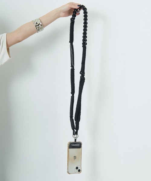 A SCENE（エーシーン）の「[A SCENE/エーシーン] DESIGN PARACORD SHOULDER  デザイン パラコード ショルダー【追加】（スマホグッズ・レディース・マルチ/ブラック/ブルー/シルバー/ネイビー/パープル・ONE SIZE）」の13枚目の写真