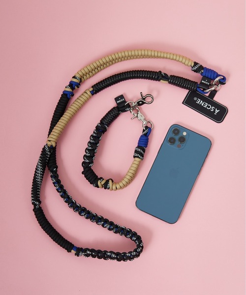 A SCENE（エーシーン）の「[A SCENE/エーシーン] DESIGN PARACORD SHOULDER  デザイン パラコード ショルダー【追加】（スマホグッズ・レディース・マルチ/ブラック/ブルー/シルバー/ネイビー/パープル・ONE SIZE）」の21枚目の写真