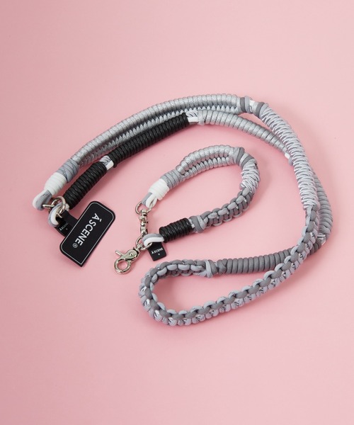 A SCENE（エーシーン）の「[A SCENE/エーシーン] DESIGN PARACORD SHOULDER  デザイン パラコード ショルダー【追加】（スマホグッズ・レディース・マルチ/ブラック/ブルー/シルバー/ネイビー/パープル・ONE SIZE）」の22枚目の写真