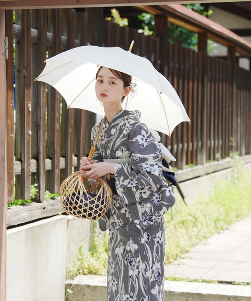 utatane 浴衣　アイボリー 楽天市場】【utatane 高級変わり織 浴衣3点セット オフホワイト