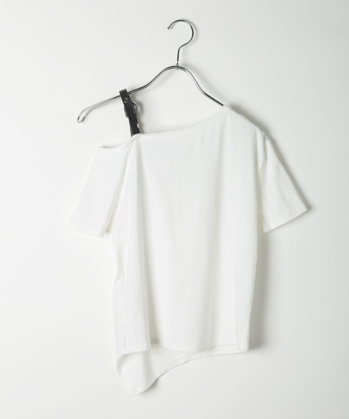 3.3 Field Trip (3.3フィールドトリップ)の「3.3 Field Trip/ロゴカタベルトT(Tシャツ/カットソー・レディース・ホワイト/ベージュ/チャコール・FREE)」の13枚目の写真