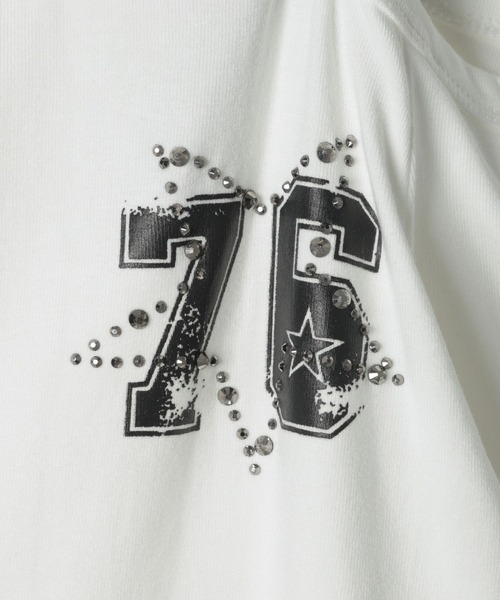 3.3 Field Trip (3.3フィールドトリップ)の「3.3 Field Trip/ロゴカタベルトT(Tシャツ/カットソー・レディース・ホワイト/ベージュ/チャコール・FREE)」の8枚目の写真