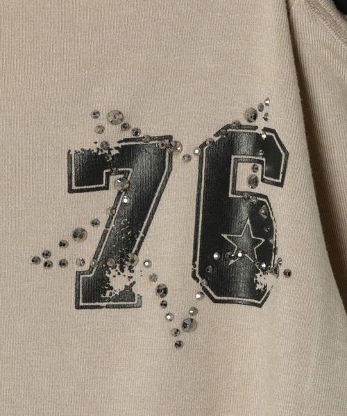 3.3 Field Trip (3.3フィールドトリップ)の「3.3 Field Trip/ロゴカタベルトT(Tシャツ/カットソー・レディース・ホワイト/ベージュ/チャコール・FREE)」の14枚目の写真