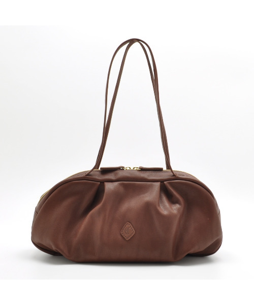CLEDRAN(クレドラン)の「【本革 軽量】CL3848 GALE TUCK BOSTON 手提げ(ボストンバッグ・レディース・ブラック/グレー/ブラウン・FREE)」の4枚目の写真