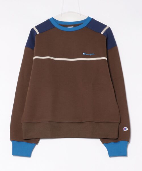 Champion(チャンピオン)の「CHAMPION/チャンピオン CREW NECK SWEATSHIRT スウェット CW-C008(スウェット・レディース・ブラウン/ライトベージュ/ダークブルー・M/L)」の19枚目の写真