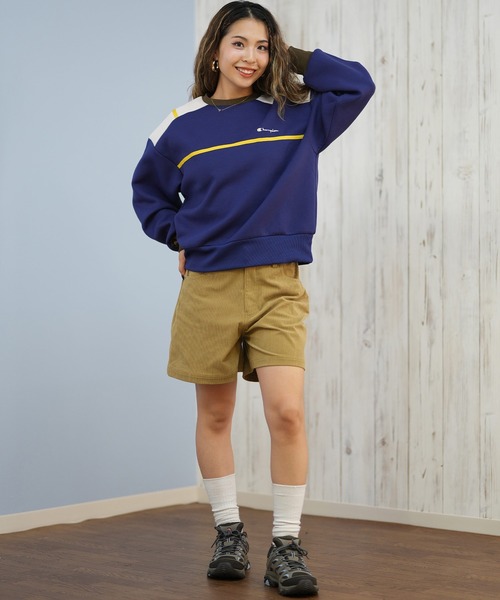 Champion(チャンピオン)の「CHAMPION/チャンピオン CREW NECK SWEATSHIRT スウェット CW-C008(スウェット・レディース・ブラウン/ライトベージュ/ダークブルー・M/L)」の15枚目の写真