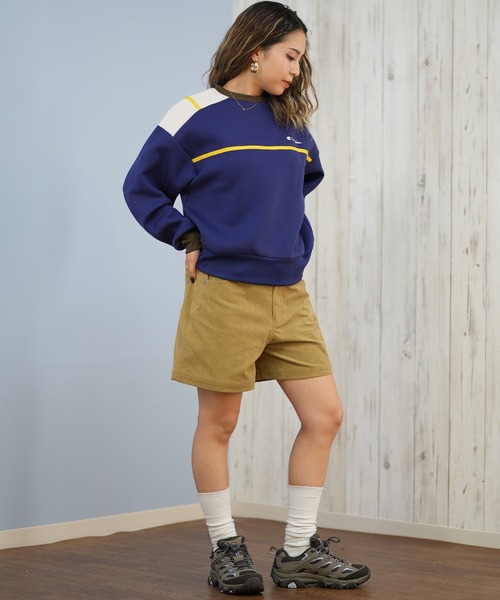 Champion(チャンピオン)の「CHAMPION/チャンピオン CREW NECK SWEATSHIRT スウェット CW-C008(スウェット・レディース・ブラウン/ライトベージュ/ダークブルー・M/L)」の18枚目の写真