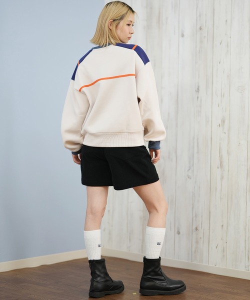 Champion(チャンピオン)の「CHAMPION/チャンピオン CREW NECK SWEATSHIRT スウェット CW-C008(スウェット・レディース・ブラウン/ライトベージュ/ダークブルー・M/L)」の13枚目の写真